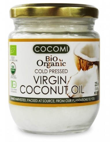 OLEJ KOKOSOWY VIRGIN BIO 225 ml - COCOMI