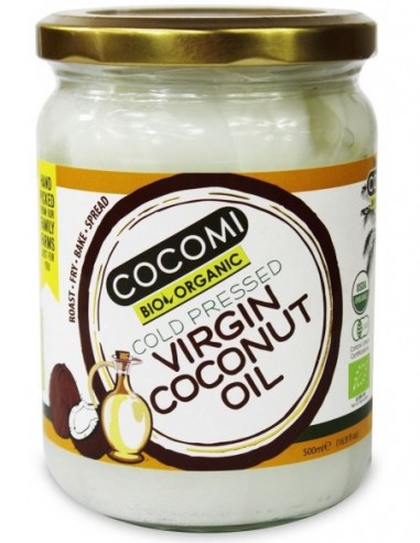 OLEJ KOKOSOWY VIRGIN BIO 500 ml - COCOMI
