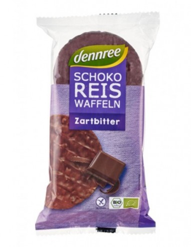 WAFLE RYŻOWE Z GORZKĄ CZEKOLADĄ...