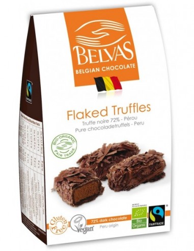 BELGIJSKIE CZEKOLADKI TRUFLE GORZKA...