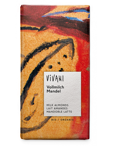 CZEKOLADA MLECZNA Z MIGDAŁAMI BIO 100...