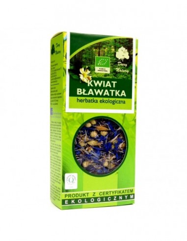 HERBATKA Z KWIATU BŁAWATKA BIO 25 g -...