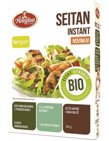 SEITAN W PROSZKU BIO 120 g - AMYLON