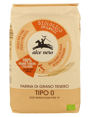 MĄKA PSZENNA TYP 0 BIO 1 kg - ALCE NERO