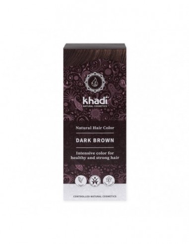 HENNA CIEMNY BRĄZ - KHADI