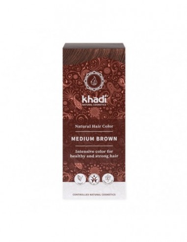 HENNA ŚREDNI BRĄZ - KHADI