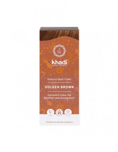 HENNA ZŁOTY BRĄZ - KHADI