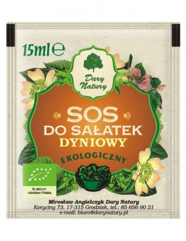 SOS DO SAŁATEK DYNIOWY BIO 15 ml -...