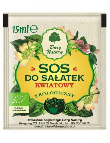 SOS DO SAŁATEK KWIATOWY BIO 15 ml -...