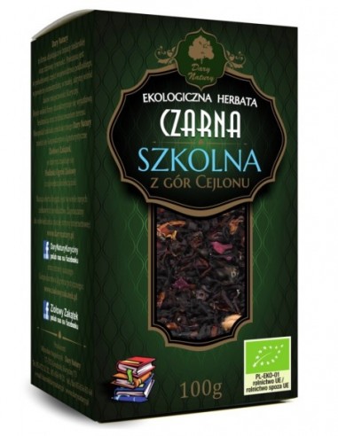 HERBATA CZARNA SZKOLNA BIO 100 g -...