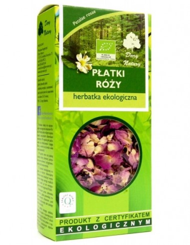 HERBATKA Z PŁATKÓW RÓŻY BIO 20 g -...