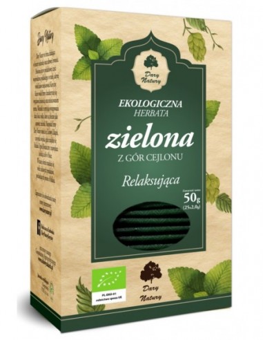 HERBATA ZIELONA RELAKSUJĄCA BIO (25 x...