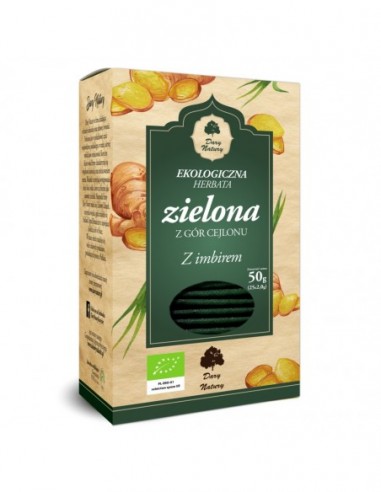 HERBATA ZIELONA Z IMBIREM BIO (25 x 2...