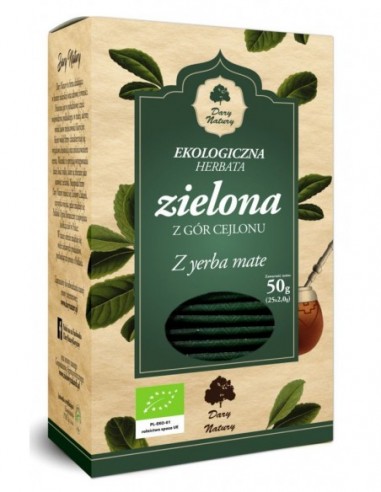 HERBATA ZIELONA Z YERBA MATE BIO (25...