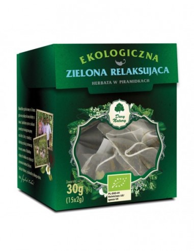 HERBATA ZIELONA RELAKSUJĄCA PIRAMIDKI...