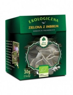 HERBATA ZIELONA Z IMBIREM...