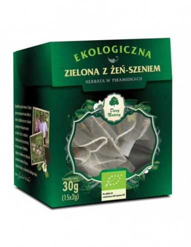 HERBATA ZIELONA Z ŻEŃ-SZENIEM...