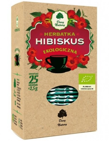 HERBATKA HIBISKUS BIO (25 x 2,5 g) -...
