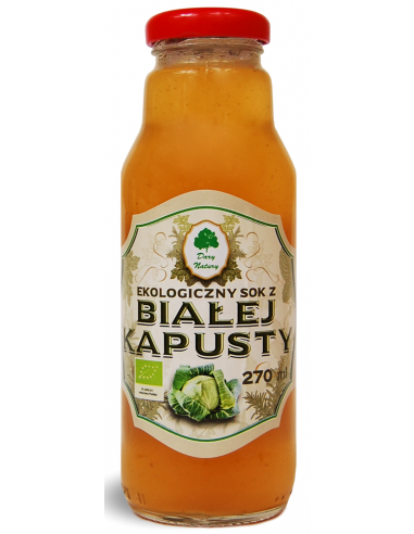 SOK Z BIAŁEJ KAPUSTY BIO 270 ml -...