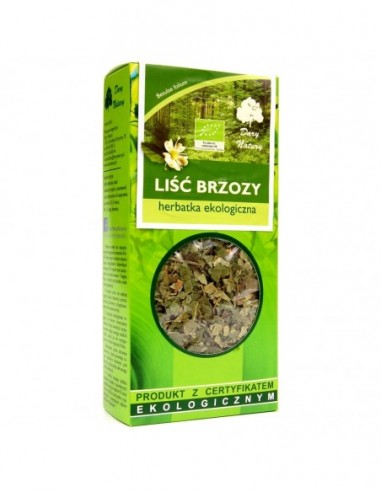 HERBATKA LIŚĆ BRZOZY BIO 50 g - DARY...