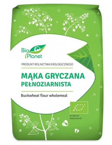 MĄKA GRYCZANA PEŁNOZIARNISTA BIO 1 kg...