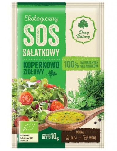 SOS SAŁATKOWY KOPERKOWO - ZIOŁOWY BIO...