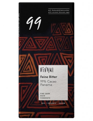 CZEKOLADA GORZKA 99% KAKAO BIO 80 g -...