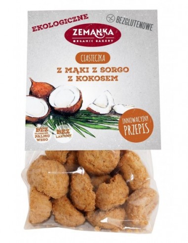 CIASTKA Z MĄKI Z SORGO Z KOKOSEM...