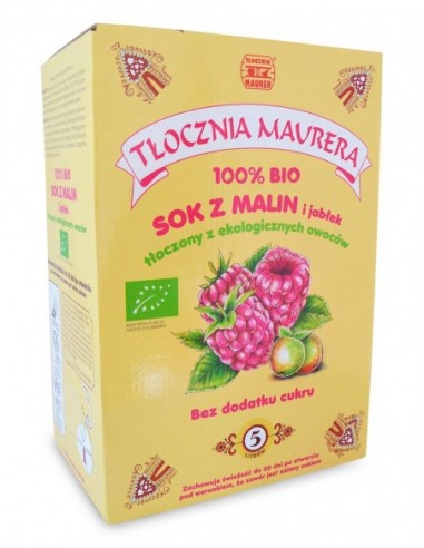 SOK MALINOWO - JABŁKOWY NFC  BIO 5 L...