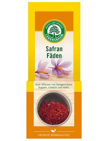 SZAFRAN NITKI BIO 0,5 g - LEBENSBAUM