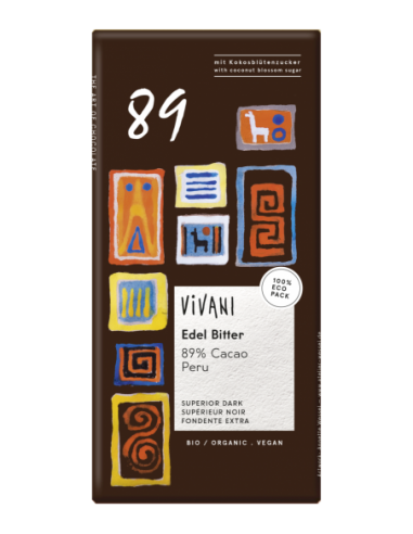 CZEKOLADA GORZKA PERU 89% BIO 80 g -...