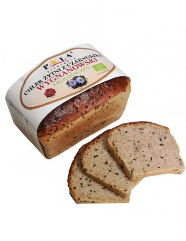 CHLEB ŻYTNI WYGNANOWSKI Z CZARNUSZKĄ...