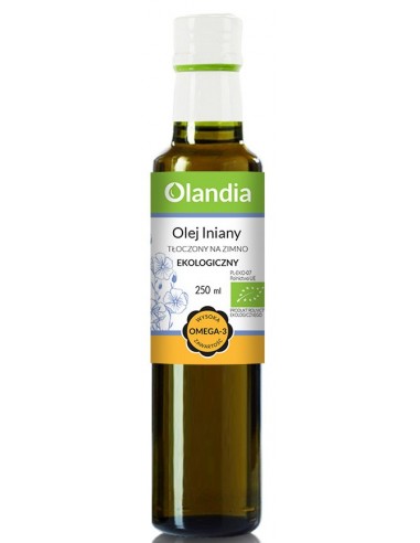 OLEJ LNIANY TŁOCZONY NA ZIMNO BIO 250...