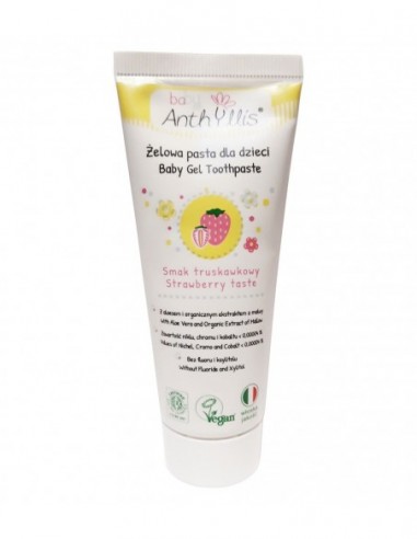 PASTA DO ZĘBÓW DLA DZIECI BEZ FLUORU...