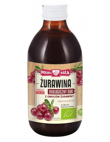 SOK Z OWOCÓW ŻURAWINY NFC BIO 250 ml...