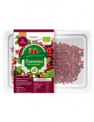 ŻURAWINA MROŻONA BIO 200 g - ZŁOTE RUNO
