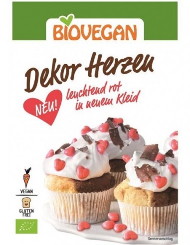 POSYPKA DEKORACYJNA CZERWONE SERCA...