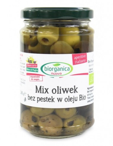 MIX OLIWEK BEZ PESTEK W OLEJU SŁOIK...
