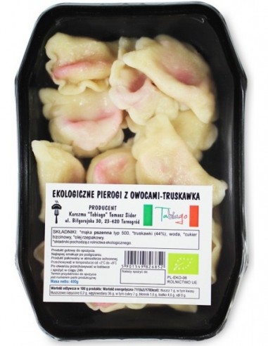 PIEROGI Z TRUSKAWKĄ BIO 400 g -...