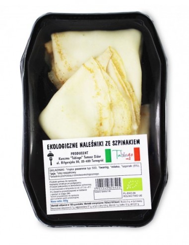 NALEŚNIKI ZE SZPINAKIEM BIO 400 g -...
