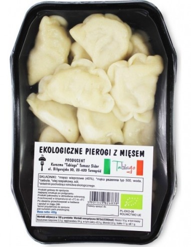 PIEROGI Z MIĘSEM BIO 400 g - KARCZMA...