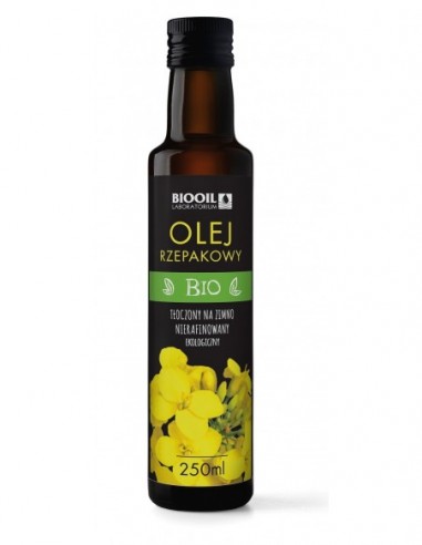 OLEJ RZEPAKOWY TŁOCZONY NA ZIMNO BIO...