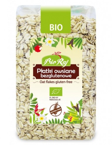 PŁATKI OWSIANE BEZGLUTENOWE BIO 350 g...