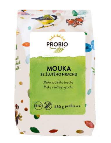 MĄKA Z GROCHU ŻÓŁTEGO BIO 450 g - PROBIO