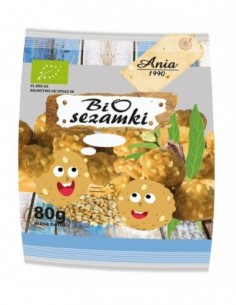 CIASTKA Z SEZAMEM BIO 80 g...