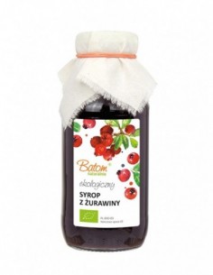 SYROP ŻURAWINOWY BIO 330 ml...