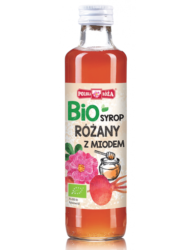 SYROP RÓŻANY SŁODZONY MIODEM BIO 250...