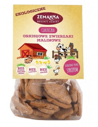 CIASTKA ORKISZOWE Z MALINAMI...