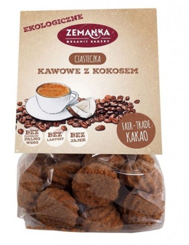 CIASTKA KOKOSOWE O SMAKU KAWOWYM BIO...