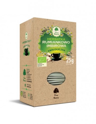 HERBATKA RUMIANKOWO - IMBIROWA BIO...